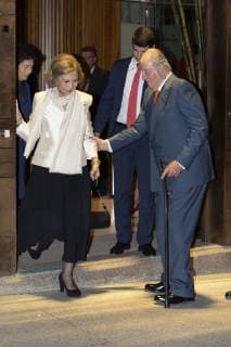 November 2, 2018 - Madrid, Spain - Queen Sofia of Spain and King Juan Carlos of Spain attend a concert to celebrate Queen Sofia s 80th birthday at the Superior School of Music Queen Sofia on November 2, 2018 in Madrid, Spain. Madrid Spain  - ZUMAn230 20181102_zaa_n230_527 Copyright: xOscarxGonzalezx