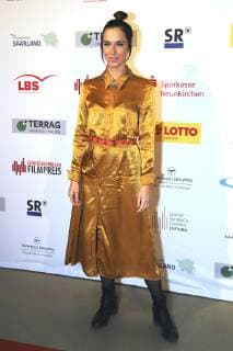 Kim Riedle at the 8th Günter Rohrbach Film Award 2018 in the Neue Gebläsehalle Neunkirchen Neunkirchen 02 11 2018 Foto:xP.xBackx xFuturexImage