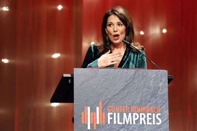 Iris Berben at the 8th Günter Rohrbach Film Award 2018 in the Neue Gebläsehalle Neunkirchen Neunkirchen 02 11 2018 Foto:xP.xBackx xFuturexImage