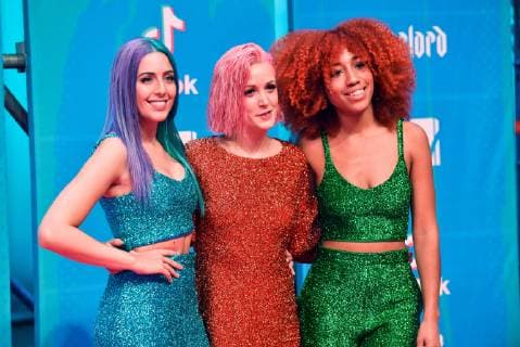 Spanish band Sweet California members pose for the photographers on the red carpet for the 2018 MTV Europe Music Awards at Bilbao Exhibition Centre, in Bilbao, Basque Country, Spain, 04 November 2018. 2018 MTV Europe Music Awards in Bilbao !ACHTUNG: NUR REDAKTIONELLE NUTZUNG!  Copyright: xMiguelxTonax GRAF1340 20181104-636769634339868512