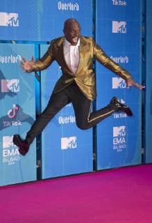 Terry Crews arrives at the MTV Europe Music Awards in Bilbao, Spain on November 4, 2018.  BIL20181104022 SVENxHOOGERHUIS