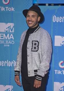 Hugo Gloss arrives at the MTV Europe Music Awards in Bilbao, Spain on November 4, 2018.  BIL20181104038 SVENxHOOGERHUIS
