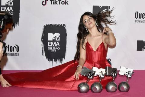 Camila Cabello at the presentation of the MTV European Music Awards 2018 in the Bizkaia Arena Bilbao 04 11 2018 Foto:xA.xHübnerx xFuturexImage