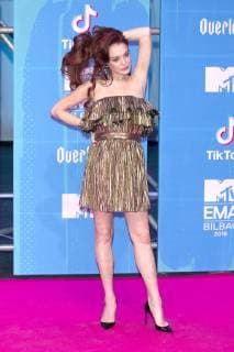 Lindsay Lohan at the MTV European Music Awards 2018 at the Bizkaia Arena Bilbao 04 11 2018 Foto:xR.xWagnerx xFuturexImage