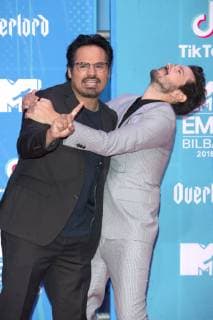 Michael Pena and Diego Luna at the presentation of the MTV European Music Awards 2018 in the Bizkaia Arena Bilbao 04 11 2018 Foto:xR.xWagnerx xFuturexImage