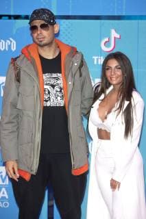Afrojack and Elettra Lamborghini at the MTV European Music Awards 2018 in the Bizkaia Arena Bilbao 04 11 2018 Foto:xR.xWagnerx xFuturexImage
