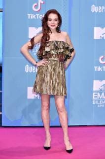 Lindsay Lohan at the MTV European Music Awards 2018 at the Bizkaia Arena Bilbao 04 11 2018 Foto:xA.xHübnerx xFuturexImage