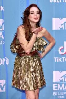 Lindsay Lohan at the MTV European Music Awards 2018 at the Bizkaia Arena Bilbao 04 11 2018 Foto:xA.xHübnerx xFuturexImage