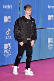 Mike Singer at the MTV European Music Awards 2018 in the Bizkaia Arena Bilbao 04 11 2018 Foto:xA.xHübnerx xFuturexImage