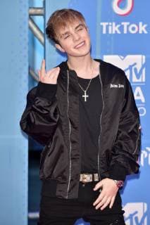 Mike Singer at the MTV European Music Awards 2018 in the Bizkaia Arena Bilbao 04 11 2018 Foto:xA.xHübnerx xFuturexImage
