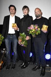 Marcos Kantis Susanne Wolff and Wolfgang Fischer at the Metropolis 2018 German Director Award Ceremony at the Munich Academy of Television and Film 04 11 2018 Foto:xP.xSchönbergerx xFuturexImage