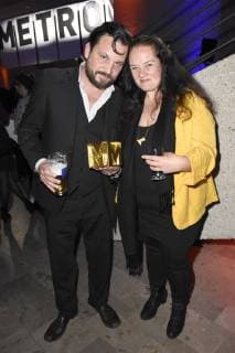 Sascha Alexander Gersak and Katrin Filzen at the Metropolis 2018 German Director Award Ceremony at the Munich Academy of Television and Film 04 11 2018 Foto:xP.xSchönbergerx xFuturexImage