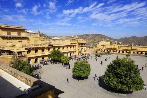 Amber Fort, Jaipur, Rajasthan *** Amber Fort Jaipur Rajasthan Copyright: imageBROKER NorbertxEisele-Hein ibxnex04769423.jpg