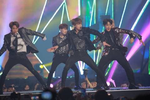 BTS,Wanna_One,TWICE etc. attend the 2018 MGA in Seoul, Korea on 06th November 2018.(China and Korea Rights Out)  2018110700826