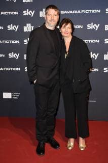 Andreas Prochaska with wife Astrid at the world premiere of the Sky TV series Das Boot in the Bavaria Studios Geiselgasteig 06 11 2018 Foto:xP.xSchönbergerx xFuturexImage