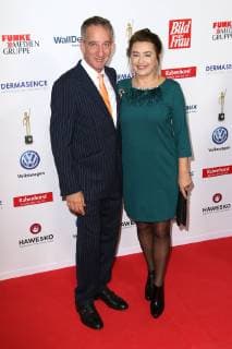 Heio von Stetten and his wife Elisabeth Romano at the award ceremony Goldene Bild der Frau on 7 11 2018 in Hamburg Goldene Bild der Frau award ceremony 2018 in Hamburg
