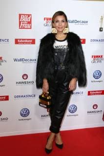 Nadine Warmuth at the award ceremony Golden Picture of Woman on 7 11 2018 in Hamburg Golden Picture of Woman Award 2018 in Hamburg