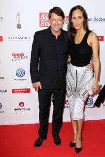 Bruno Eyron and Friederike Dirscherl at the award ceremony Goldene Bild der Frau on 7 11 2018 in Hamburg Goldene Bild der Frau award ceremony 2018 in Hamburg