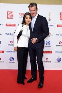 John Juergens with his wife Hayah Juergens at the award ceremony Die Goldene Bild der Frau at the Stage Operettenhaus in Hamburg on 07 11 2018