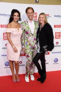 Mariella Ahrens Jens Hilbert Barbara Eligmann at the award ceremony Die Goldene Bild der Frau at the Stage Operettenhaus in Hamburg on 07 11 2018