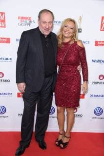 Harold Faltermeyer with his girlfriend Birgit Wolff at the award ceremony Die Goldene Bild der Frau at the Stage Operettenhaus in Hamburg on 07 11 2018