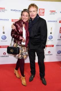 Alexander Sascha Wussow with his wife Andrea Mostler at the award ceremony Die Goldene Bild der Frau at the Stage Operettenhaus in Hamburg on 07 11 2018