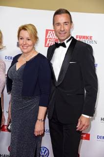 Franziska Giffey Kai Pflaume at the award ceremony Die Goldene Bild der Frau at the Stage Operettenhaus in Hamburg on 07 11 2018