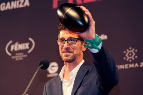 Argentine sound editor Guido Beremblum with the Fenix Award, in Mexico City, Mexico, 7 November 2018. Colombian film PAjaros de verano and Argentine Film Zama , which started as favorites of the Fenix Awards of Ibero-American films, did not disappoint and became the films with the highest number of awards in the fifth edition of the event. Fenix Awards of Ibero-American films !ACHTUNG: NUR REDAKTIONELLE NUTZUNG!  Copyright: xJorgexNunezx AME422 20181108-636772610438635124