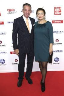 Heio von Stetten with his wife Elisabeth Romano at the 12 award ceremony of the Goldene Bild der Frau 2018 at the Stage Operettenhaus Hamburg 07 11 2018 Foto:xH.xHartmannx xFuturexImage