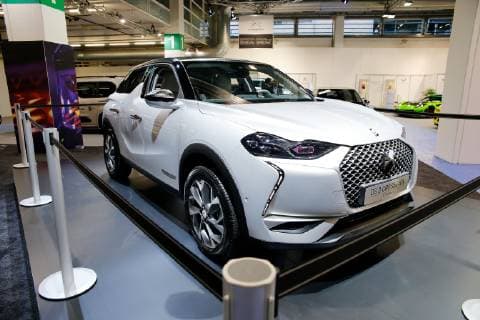 07.11.2018 Messe Hallen Oerlikon Zürich , SCHWEIZ , Auto Zürich Car Show Elektroauto Citroen DS3 Crossback *** 07 11 2018 Exhibition Halls Oerlikon Zurich SWITZERLAND Auto Zurich Car Show Electric car Citroen DS3 Crossback