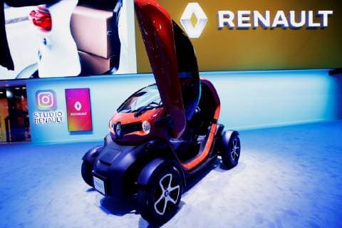 View of a Twizy, Renault s electric car, during the opening of the International Motor Show in Sao Paulo, Brazil, 08 November 2018. International Motor Show in Sao Paulo !ACHTUNG: NUR REDAKTIONELLE NUTZUNG!  Copyright: xMarceloxChellox AME759 20181109-636773213890350443