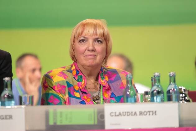 The 43 Federal Delegates Conference of Bündnis 90 Die Grünen in Hall 3 in Leipzig started on Friday, 9 11 2018 Claudia Roth