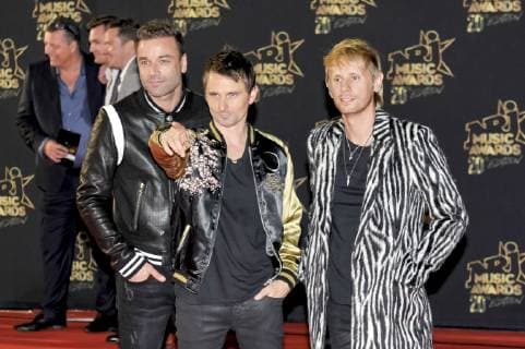 Muse - Chris Wolstenholme - Matt Bellamy - Dominic Howard CELEBRITEE - 20th NRJ Music Awards - Cannes - 10 11 2018 NorbertScanella Panoramic 