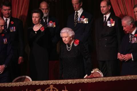 Royal British Legion Festival of Remembrance. PAP11182045 LONDON, ENGLAND - NOVEMBER 10: Queen Elizabeth II attends the Royal British Legion Festival of Remembrance at the Royal Albert Hall on November 10, 2018 in London, England. The Queen and members of the Royal Family are attending the annual Festival of Remembrance to commemorate all those who have lost their lives in conflicts and will mark 100 years since the end of the First World War. 232222 2018-11-10 London Royaume Uni  Copyright: xPapixsx xStarfacex STAR_232222_033