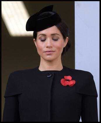 . 11 11 2018. London, United Kingdom. Remembrance Sunday and the Centenary of the Armistice. Queen Elizabeth II accompanied by members of the Royal family including Prince Charles, Prince of Wales and Camilla, The Duchess of Cornwall, Prince William, Duke of Cambridge and Catherine, The Duchess of Cambridge, Prince Harry, The Duke of Sussex and Meghan, The Duchess of Sussex , attend the Remembrance Sunday service at The Cenotaph in central London on the Centenary of the end of the First World War. xAndrewxParsonsx xi-Imagesx IIM-18831-0012
