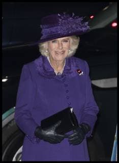 . 11 11 2018. London, United Kingdom. Camilla, Duchess of Cornwall arriving at a service to mark the Centenary of The Armistice at Westminster Abbey in London.  xStephenxLockx xi-Imagesx IIM-18825-0079