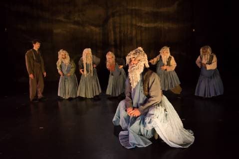 Serapions-Ensemble im Odeon, Rauschen der Flügel , 2017, eine Produktion des Serapions Ensembles unter der Leitung von Erwin Piplits, Mario Mattiazzo und Ivana Rauchmann *** Serapions Ensemble in the Odeon Rauschen der Flügel 2017 a production of the Serapions Ensemble under the direction of Erwin Piplits Mario Mattiazzo and Ivana Rauchmann