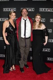11 November 2018 - Nashville, Tennessee - Shannan Hatch, John Carter Cash, Ana Cristina Cash. 2018 SESAC Nashville Music Awards honoring the songwriters and music publishers behind the year?s most-performed Country and Americana songs held at the Country Music Hall of Fame and Museum. Photo Credit: Dara-Michelle Farr AdMedia 232257 2018-11-11 TN Nashville Etats-Unis  Copyright: xAdMediax STAR_232257_016