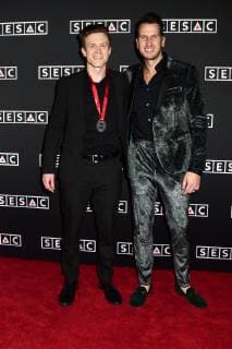 11 November 2018 - Nashville, Tennessee - Casey Brown, Russell Dickerson. 2018 SESAC Nashville Music Awards honoring the songwriters and music publishers behind the year?s most-performed Country and Americana songs held at the Country Music Hall of Fame and Museum. Photo Credit: Dara-Michelle Farr AdMedia 232257 2018-11-11 TN Nashville Etats-Unis  Copyright: xAdMediax STAR_232257_023
