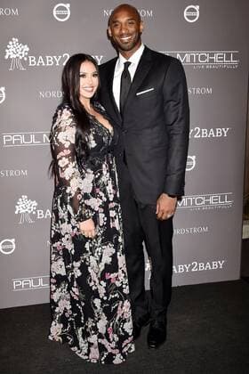 Kobe Bryant and his wife Vanessa Laine Bryant at the Baby2Baby Gala on 10 11 2018 in Culver City Los Angeles 2018 Baby to Baby Gala in Culver City Los Angeles
