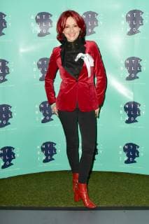 English vocal coach Carrie Grant attends The Diana Award Photocall at Alexandra Palace in London. NOVEMBER 12th 2018  SLIx184197