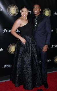 NEW YORK, NY - November 12: Jordin Sparks, Dana Isaiah Thomas at The Friars Club event honoring Billy Crystal with the Entertainment Icon Award at the Ziegfeld Ballroom in New York City on November 12, 2018. Copyright: xRWx