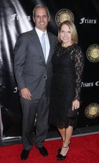 NEW YORK, NY - November 12: John Molner, Katie Couric at The Friars Club event honoring Billy Crystal with the Entertainment Icon Award at the Ziegfeld Ballroom in New York City on November 12, 2018. Copyright: xRWx