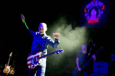 November 12, 2018 - MC5 founder Wayne Kramer celebrates the 50th anniversary of KICK OUT THE JAMS around the world in 2018 with MC50 a supergroup performing MC5 songs comprised of Wayne Kramer (of MC5), Marcus Durant (of Zen Gurilla), Kim Thayil (of Soundgarden), Brendan Canty (of Fugazi) and Billy Gould (of Faith No More) onstage in concert at o2 Shepherds Bush Empire, London, United Kingdom on November 12th 2018  - ZUMAr152 20181112_zaa_r152_108 Copyright: xOlliexMillingtonx xRmvx