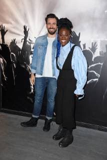 Jan Koeppen Ivy Quainoo at the Semmel Concerts Presselunch at the Verti Music Hall in Berlin on 13 11 2018
