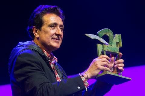 Spanish musician and singer Manolo Garcia receives the Ondas Award of Music to his Career during the 65th Ondas Awards, at the Gran Teatre del Liceu, in Barcelona, Catalonia, Spain, 14 November 2018. 65th Ondas Awards !ACHTUNG: NUR REDAKTIONELLE NUTZUNG!  Copyright: xQuiquexGarciax GRAF8737 20181114-636778325363003564