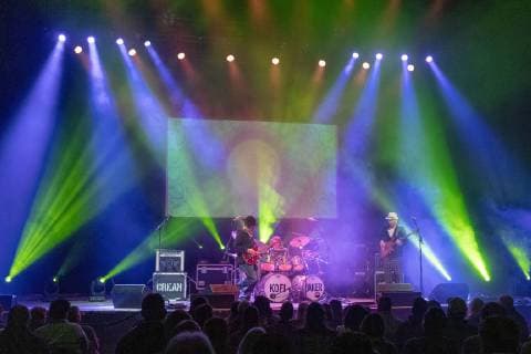 November 14, 2018 - Madison, Wisconsin, U.S - WILL JOHNS, KOFI BAKER and MALCOLM BRUCE during the Music of Cream 50th Anniversary Tour at the Orpheum Theater in Madison, Wisconsin Madison U.S. - ZUMAs135 20181114_zap_s135_001 Copyright: xDanielxDeSloverx