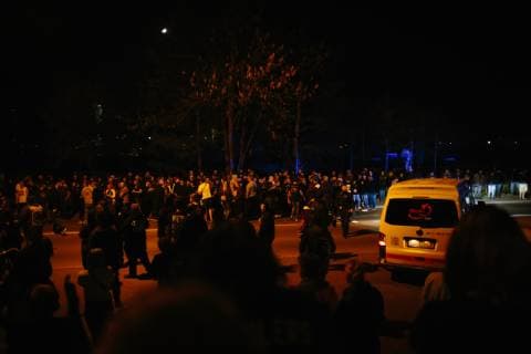 Chemnitz GER 15 11 2018 Concert of the band Feine Sahne Fischfiletim AJZ canceled after threat of death Copyright: xMichaelxTrammerx