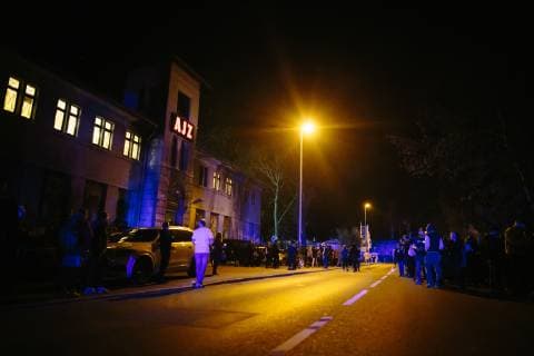 Chemnitz GER 15 11 2018 Concert of the band Feine Sahne Fischfiletim AJZ canceled after threat of death Copyright: xMichaelxTrammerx
