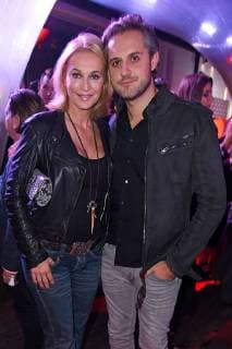 Caroline hatchet with husband Philipp Sattler at the BUNTE New Faces Award Style at Spindler Klatt in Berlin